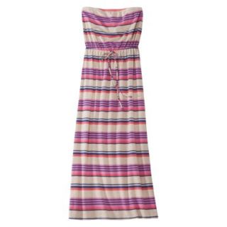 Mossimo Supply Co. Juniors Strapless Maxi Dress   Striped S(3 5)