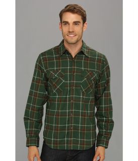 Royal Robbins Leadville Flannel L/S Mens Long Sleeve Button Up (Green)