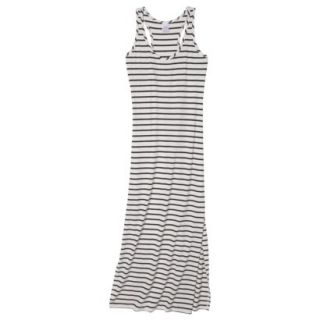 Merona Womens Stripe Maxi Swim Coverup Dress  Cream XL