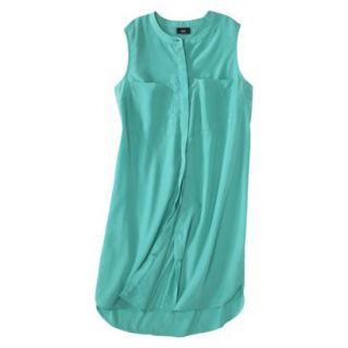 Mossimo Womens Sleeveless Dress   Turquoise XXL