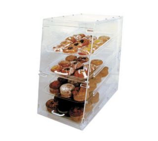 Update International Pastry Display   Front/Rear Doors, (4)Trays, 14x14x24 Clear Acrylic
