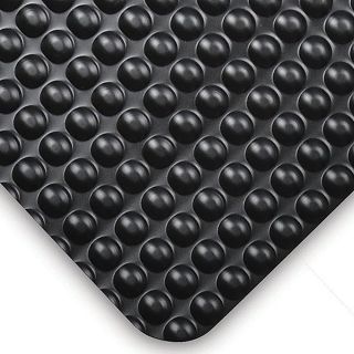 Relius Solutions Bubble Top Anti Fatigue Mats   Custom Cut Size   1 Thick   3W   Black   1   Black