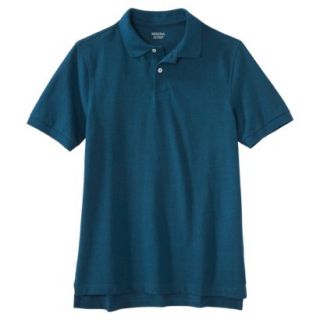 Merona Mens Short Sleeve Polo Shirt   Atlantis Turquoise XXL
