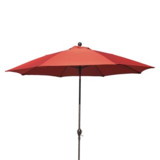 9 Aluminum Patio Umbrella   Red
