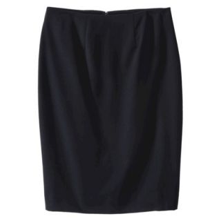 Merona Womens Twill Pencil Skirt   Black   8