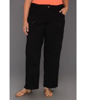 XCVI Plus Size Plus Size Yosemite Wide Leg Pant Womens Casual Pants (Black)