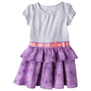 Cherokee Infant Toddler Girls Convertible Dress   Grey 18 M