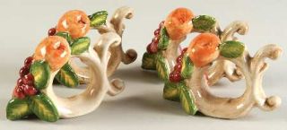 Noritake Royal Hunt Napkin Rings (Set of 4), Fine China Dinnerware   Stoneware,F