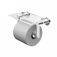 Ginger GI4627 PC Kubic Double Post Toilet Tissue Holder with Cover