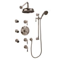 Graff GA1.222B LM15S PN Nantucket Full Thermostatic Shower System (Rough and Tri