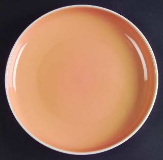 Gibson Designs Color Oasis Orange Dinner Plate, Fine China Dinnerware   Orange I