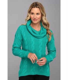 Calvin Klein Cable Sweater Womens Sweater (Green)