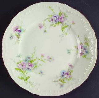 Haviland Annette Salad Plate, Fine China Dinnerware   New York,Pink&Blue Flowers