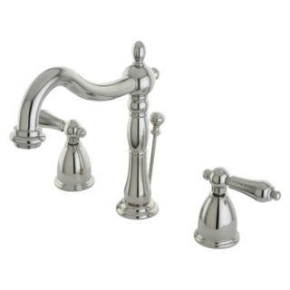 Victorian Polished Nickel Widespead Bathroom Faucet