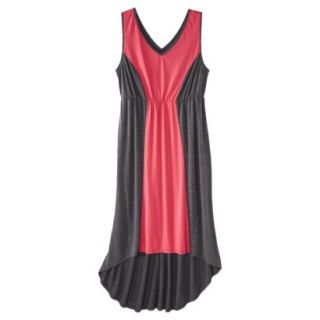 Pure Energy Womens Plus Size Sleeveless Maxi Dress   Gray/Coral 2X