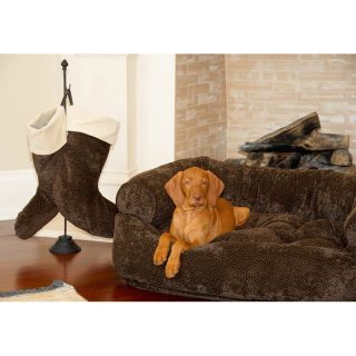 Bowsers Diamond Series Microvelvet Double Donut Dog Bed Multicolor   7372, XL