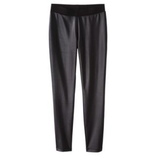 Mossimo Womens Coated Ankle Pant   Black L