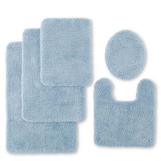 JCP Home Collection  Home Ultra Soft Quick Dri Bath Rug Collection, Blue