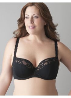 Lane Bryant Plus Size Embroidered French full coverage bra     Womens Size