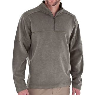 Royal Robbins Desert Knit Plus Pullover   UPF 50+  Zip Neck  Long Sleeve (For Men)   ARROWHEAD (XL )
