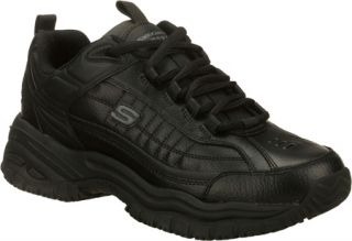 Mens Skechers Soft Stride Galley   Black/BLK Work Shoes