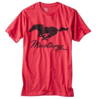 Mens Ford Mustang Graphic Tee   Red S
