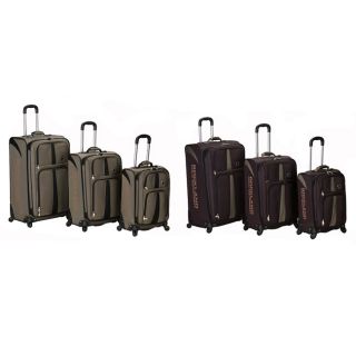 Rockland Polo Equipment Expandable 3 pc Luggage Set