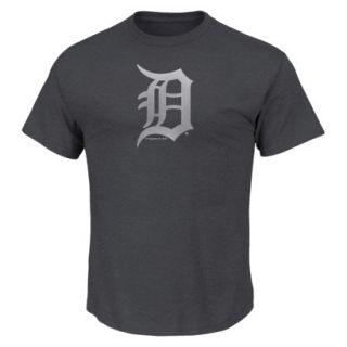 MLB Mens Detroit Tigers Crew Neck T Shirt   Grey (XXL)