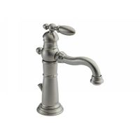 Delta Faucet 555LF SS Victorian Single Handle Lavatory Bathroom Faucet