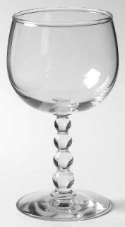 Libbey   Rock Sharpe Knob Hill Clear Rhine Wine   Stem #3009,Plain Bowl, Clear