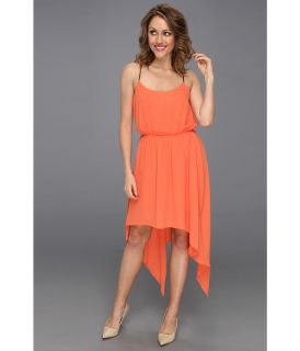 Max and Cleo Michelle High Low Dress Womens Dress (Orange)