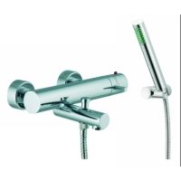 Fima Frattini S4034SN Spillo Wall Mounted Thermostatic Bath Mixer With Hand Show