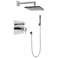 Graff G 7295 LM39S SN Qubic Tre Full Pressure Balancing System   Shower with Han