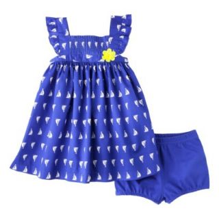 Just One YouMade by Carters Newborn Girls 2 Piece Set   Blue/White/Yellow 12 M