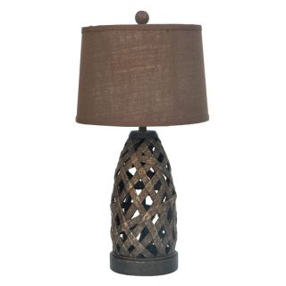 Crestview Collection The Trap Table Lamp Multicolor   CIAUP475