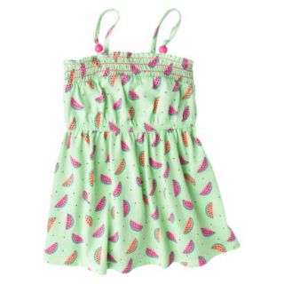 Circo Infant Toddler Girls Smocked Top Watermelon Sun Dress   Mellow Green 3T