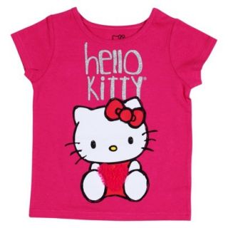 Hello Kitty Infant Toddler Girls Short sleeve Tee   Fun Pink 3T