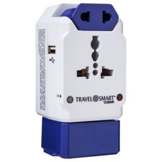 Travel Smart Multi Plug   White