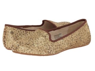 UGG Alloway Metallic Leopard Calf Hair Womens Shoes (Gold)