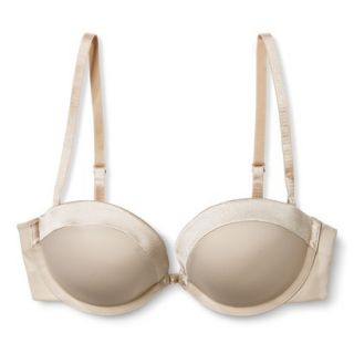 Self Expressions By Maidenform Womens Plunge Strapless Bra 5656   Latte Lift