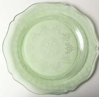Federal Glass  Patrician Green Dinner Plate   Green,Depression Glass