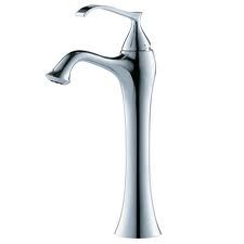 Kraus KEF15000PU10CH Bathroom Faucet, Ventus Single Lever Vessel Faucet w/ Pop Up Drain Chrome