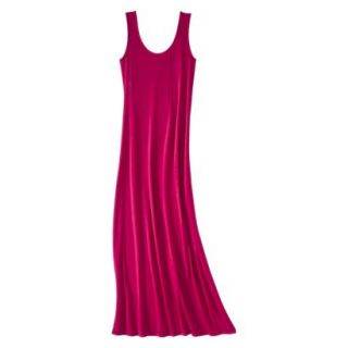 Merona Womens Knit Maxi Tank Dress   Established Red   M