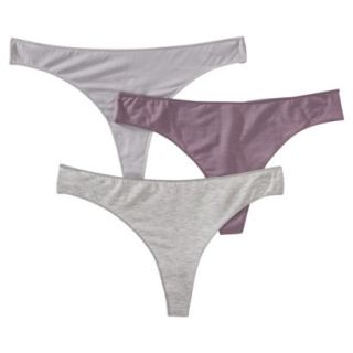 Gilligan & OMalley Womens 3 Pack Modal Thong   Valentine S
