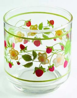 Corning Strawberry Sundae 8 Oz Glassware Old Fashioned, Fine China Dinnerware  