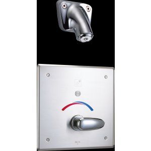 Delta Faucet 861T167 Electronics Electronic Shower Trim with Push Button Activat