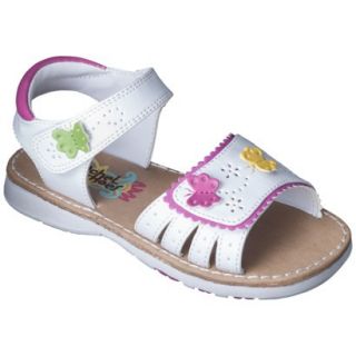 Toddler Girls Rachel Shoes Carina Sandals   White 8