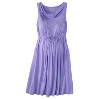 Liz Lange for Target Maternity Sleeveless Draped Dress   Periwinkle Purple XL