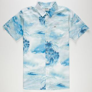 Gonzo Mens Shirt White/Blue In Sizes X Large, Xx Large, Large, Small,