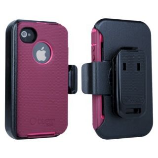 Otterbox Defender Cell Phone Case for iPhone 4/4s   Black/Purple (41940TGR)